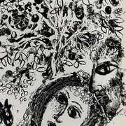 Le Couple Devant L'arbre by Chagall (1887-1985)