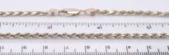 Vintage 925 Sterling Silver Rope Chain Necklace