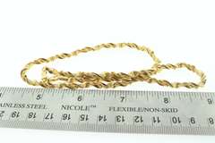 Brilliantly Weaved 14kt Solid Yellow Gold Chain