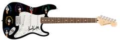 KISS Vinnie Vincent Autographed Signed Photo Graphics Guitar ACOA