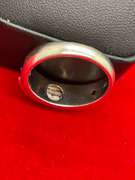 MENS 14K WHITE GOLD AND DIAMOND BAND / RING