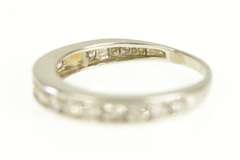 Platinum 1.00 Ctw Diamond Channel Wedding Band Ring