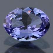 Vivid 1.23ct violet blue Tanzanite