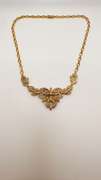 18kt Solid Yellow Gold & Diamond Necklace and Bracelet Set