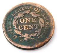 1852 U.S. Large Cent Coin