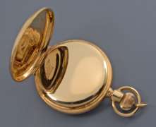 Extraordinary 1895 Elgin Women's 14K YG Pocket Watch