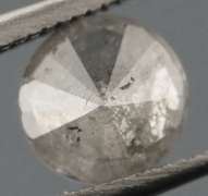 Bright! .55ct gray Diamond solitaire