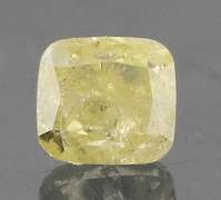 Beautiful .23ct cushion cut yellow Diamond