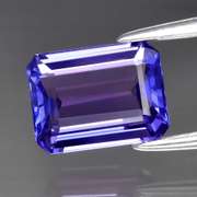 Gorgeous blue violet 1.36ct VVS Tanzanite