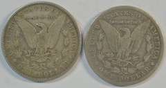 Scarce 1898-S and 1901-S Morgan Silver Dollars. Circs