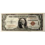 $ 1 CH CU 1934 A Hawaii Emergency Issue Silver Certificate