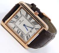 Pablo Raez Stainless Steel Watch with Leather Strap