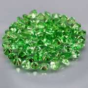 Brilliant! 2.64ct untreated apple green Tsavorite set