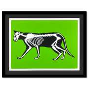 Skeleton Cat (Green) by Hijack