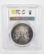 MS67 1990 American Silver Eagle - Graded PCGS