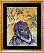 Paul Cezanne, Mme. Cezanne in the Conservatory