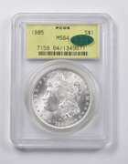 MS64 1885 Morgan Silver Dollar CAC PCGS