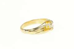 14K Yellow Gold 1940's Old European Cut Diamond Engagement Ring