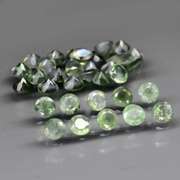 Awesome 1.36ct hunter green Alexandrite set