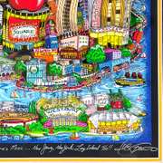 There's Music In NY, NJ, & LI Too (Red) by Fazzino, Charles