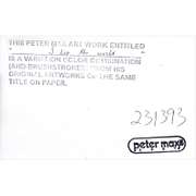 Peace 2000: I Love the World Original by Peter Max