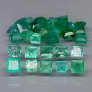 Awesome 2.55ct real Colombian Emerald set