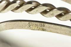 Sterling Silver Oval Moss Agate Cabochon Southwestern Cuff Bracelet