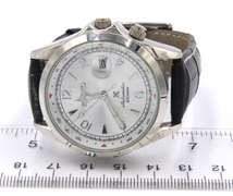 Seiko Automatic 20 Bar Watch with Black Leather Strap