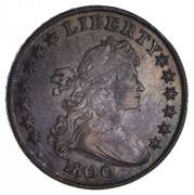 1800 Draped Bust Dollar - Americai - Circulated