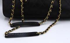 Vintage Black Lambskin Chanel Bag