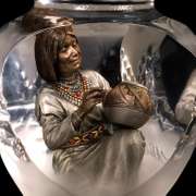 Hands Of Time Sculpture/ Glass by Pardell, Christopher
