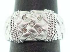 14K WHITE GOLD AND DIAMOND RING