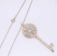 Tiffany & Co Daisy Key Pendant on Chain