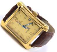 Sewor Automatic Watch with Brown Leather Strap