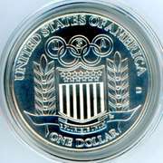 1992-D Olympic Baseball Commemorative Silver Dollar