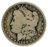 1900-O Morgan Silver Dollar