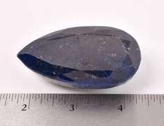 Brilliant Colossal 573.50 Midnight Blue Faceted Sapphire Gemstone