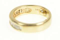 14K Yellow Gold 0.70 Ctw Baguette Diamond Wedding Band Ring