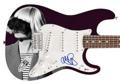 Sia Furler Autographed Signed Photo Graphics Guitar ACOA