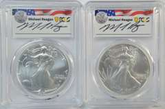 1st Day of Issue 2021 (Ty 2) & 2022 Reagan Legacy Series $1 PCGS MS70