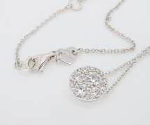 Hearts on Fire Diamond Cluster Necklace in 18k