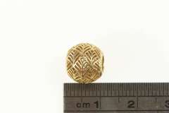 14K Yellow Gold Pandora Palm Leaf Designer Retired Charm/Pendant