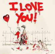Extremely Rare and Collectable Signed Mr. Brainwash- I Love You