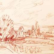 View of Volnay, Burgundy Original by Ensrud