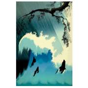 Ocean Splash limited edition by Eyvind Earle (1916-2000)