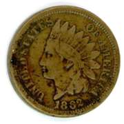 1862 Copper-Nickel Indian Head Cent