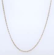 Set of Vintage Italian 925 Sterling Silver Rope Chain Necklace and Matching Bracelet