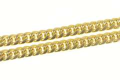 10K Yellow Gold 11.2mm Curb Chain Thick Heavy Link Necklace
