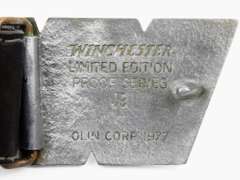 1977 Winchester Western Proof Series Belt & Buckle