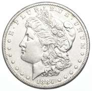 1884-S Morgan Silver Dollar
